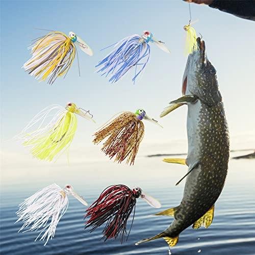 Buy Jig Head Silicone Rubber Skirt Lure Set 12 Pieces 14g 18g Bass Fishing  Flounder Lure Ajing Worm Fishhook Mebaring Fishing Gear from Japan - Buy  authentic Plus exclusive items from Japan