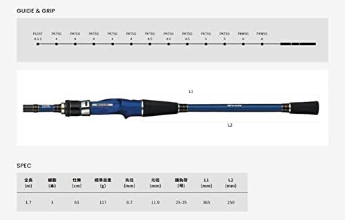 アルファタックル(Alpha Tackle) ロッド 船竿 海人 kaijin モバイリー カワハギ 91 170