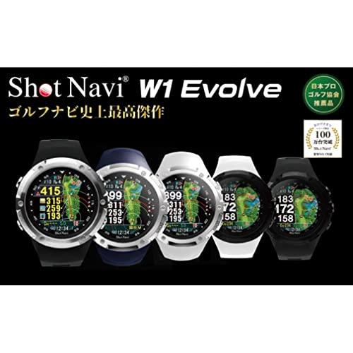 Shot Navi W1 Evolve (Shot Navi) Black x Black GPS Golf Navigation