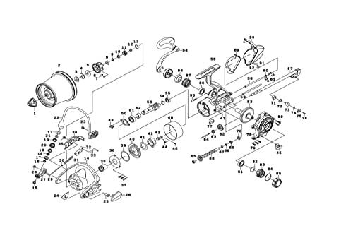 ダイワ(DAIWA) 純正パーツ 21 サ-フベ-シア 45 06PE スプール 部品番号