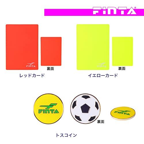 FINTA フィンタ サッカー フットサル レフェリー 審判 スターターセット FT3800 ワッペンガード２種付き 日本の商品を世界中にお届け  ZenPlus