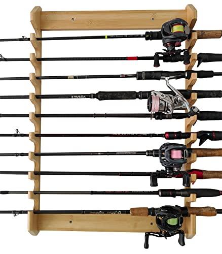Wall-mounted fishing rod holder fishing rod storage rack wall ceiling  fishing rod holder