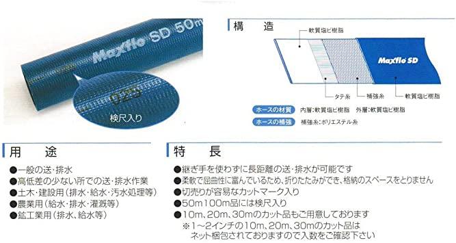 Buy Kakuichi Maxflow SD (water hose) 25mm 20M from Japan - Buy