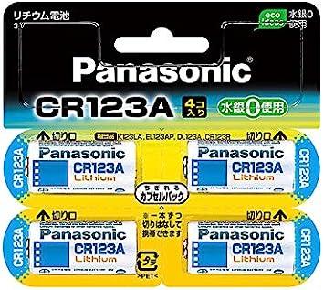 Buy Panasonic camera lithium battery CR-123AW/4P from Japan - Buy