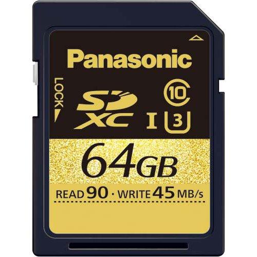 Panasonic 64GB SDXC Memory Card RP-SDUC64GJK