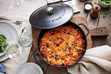 staub ストウブ 「 ブレイザー ソテーパン ブラック 28cm 」 大きい