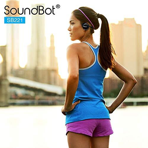 Soundbot ¨ SB221 HD ワイヤレス Bluetooth 4.0 ヘッドセット スポーツ