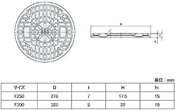 Buy Manhole cast iron rain cover pressure resistance 2t type 300