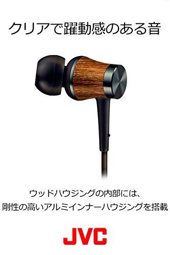 JVC カナル型イヤホン N_W WOODシリーズ ハイレゾ対応 ホワイト HA-FW7