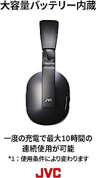 Buy JVC Kenwood Wireless Headphone System HA-WD100B Black from