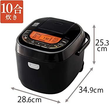 アイリスオーヤマ 炊飯器 一升 10合 マイコン式 31銘柄炊き分け機能 極