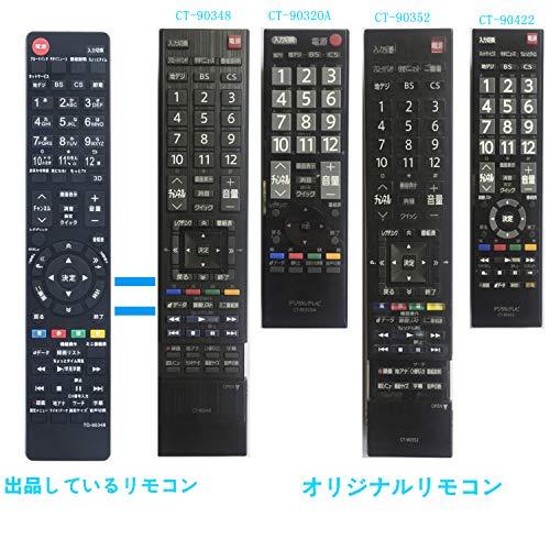 Buy AULCMEET TV remote control fit for Toshiba LCD TV CT