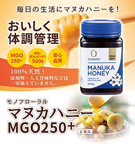 Buy cosana Manuka honey MGO250+ (500g) from Japan - Buy authentic