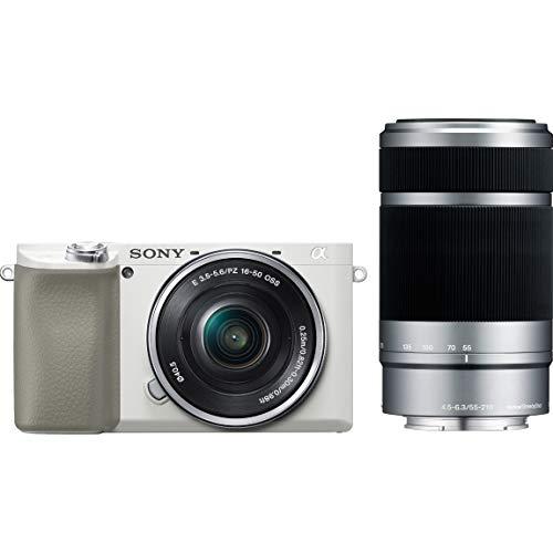 Buy Sony Mirrorless Single Lens α6100 Double Zoom Lens Kit White