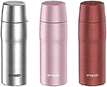 Stainless steel bottle with tiger cup MJD-A036P (pink) Made in Japan