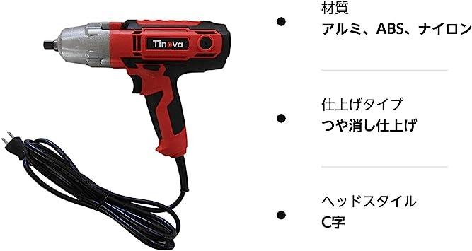 TINOVA 電動ACインパクトレンチ 100V家庭用電源 タイヤ交換 ガレージ常備品 TEW-450