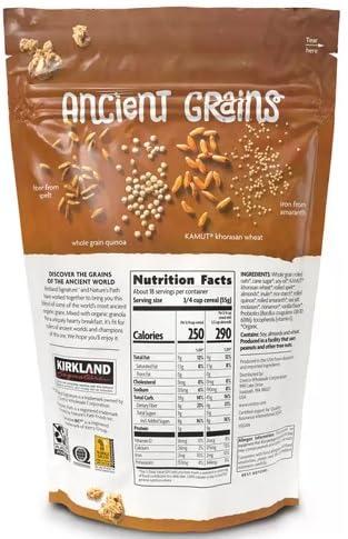 Kirkland Signature Organic Ancient Grains with Probiotic Granola
