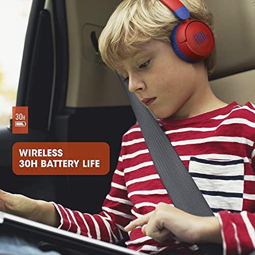 JBL JR310BT 子供向け Bluetoothワイヤレスヘッドホン 音量制御機能