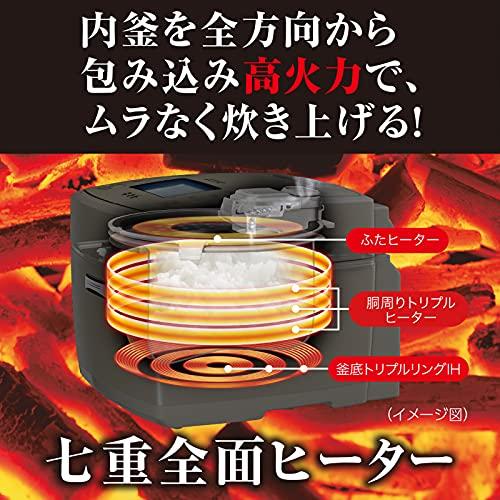 Mitsubishi Electric Rice Cooker 5.5 Cups IH Type Made in Japan Steam-less  Bincho Charcoal Cooker Hojun Cooker Crystal White NJ-XSC10J-W