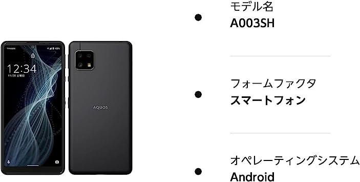 SIM-free Ymobile AQUOS sense4 basic A003SH [black] smartphone body