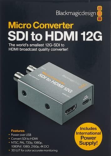 Blackmagic Design Micro Converter SDI to HDMI 12G グレー-