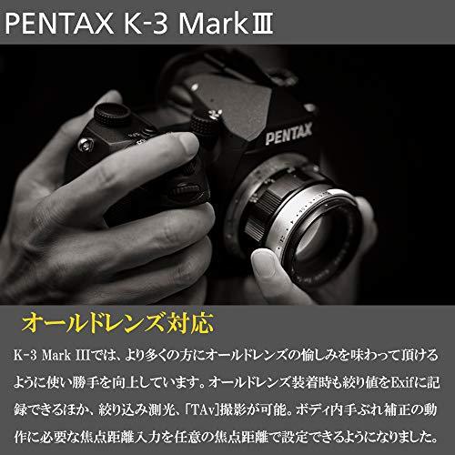 ペンタックス PENTAX K-3 Mark III 20-40mmLTDWRレンズキット シルバー APS-Cデジタル一眼レフカメラ  【視野率100%・約1.05倍光学ファインダー】【5軸5.5段ボディ内手ぶれ補正機構】【最高ISO感度1
