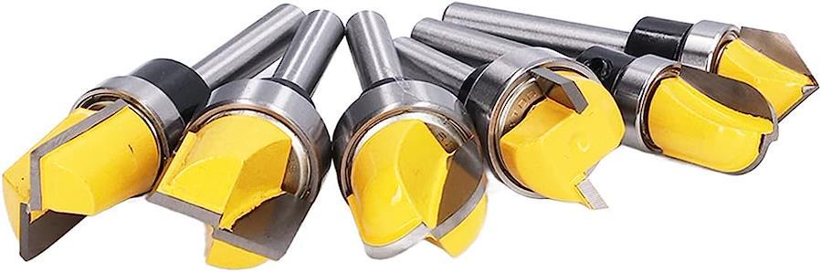 Buy Wosune Flush Trim Router Bits, 6Pcs Trimmer Bits, Non-Splinter Steel 6mm  Shank Pattern Bits Wood from Japan Buy authentic Plus exclusive items  from Japan ZenPlus