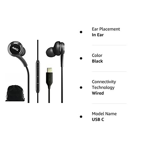 AKG C-Type USB In-Ear Headphones Earphones Wired For Samsung S22 S21 S20  SERIES