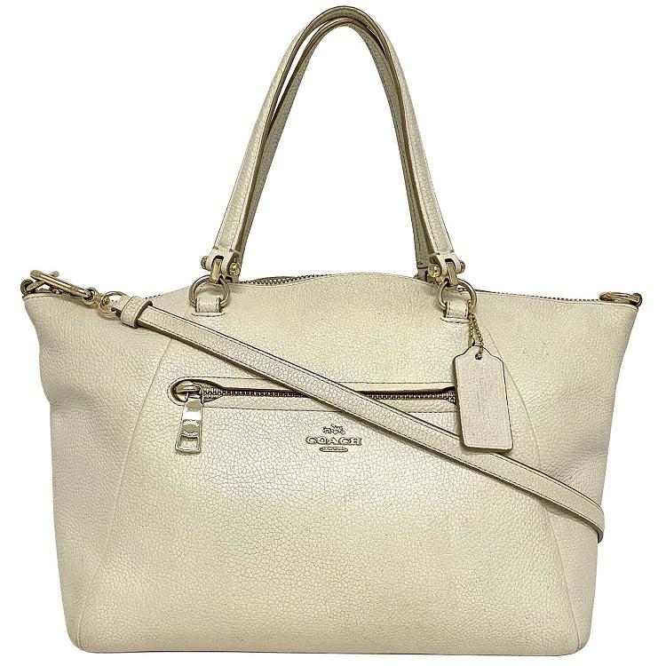 Coach white tote outlet bag