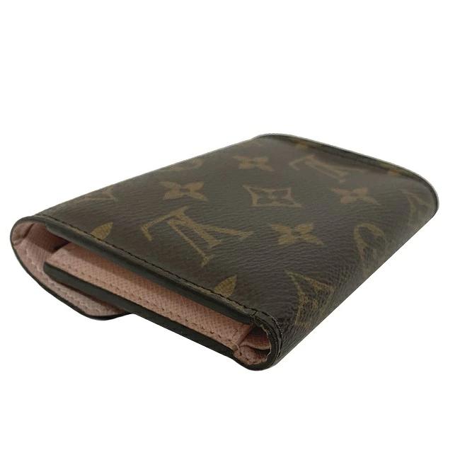 Authentic Louis Vuitton Wallet Brown Pink Monogram Portfeille Ballerine  M62037