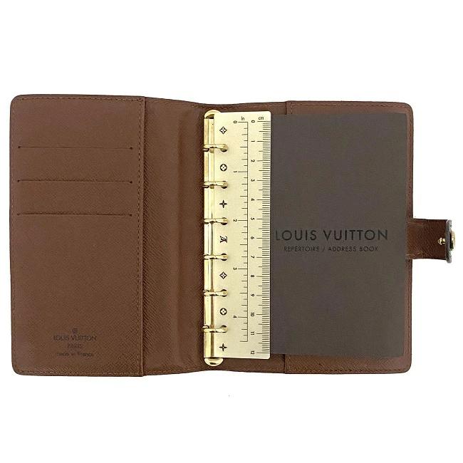 Louis Vuitton Notebook Cover Agenda PM Brown Monogram R20005