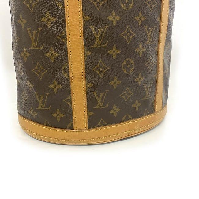 Louis Vuitton Monogram Bucket GM M42236 Brown Cloth ref.999260