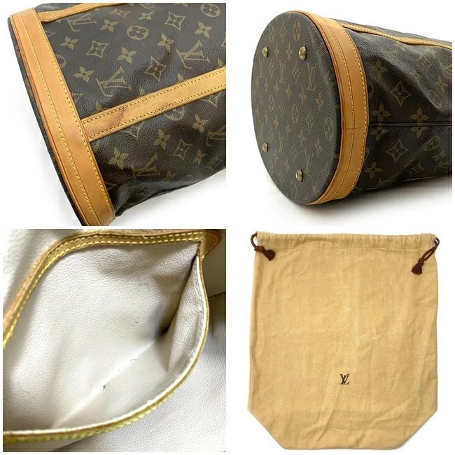 LOUIS VUITTON Bucket GM Used Shoulder Tote Bag M42236 France