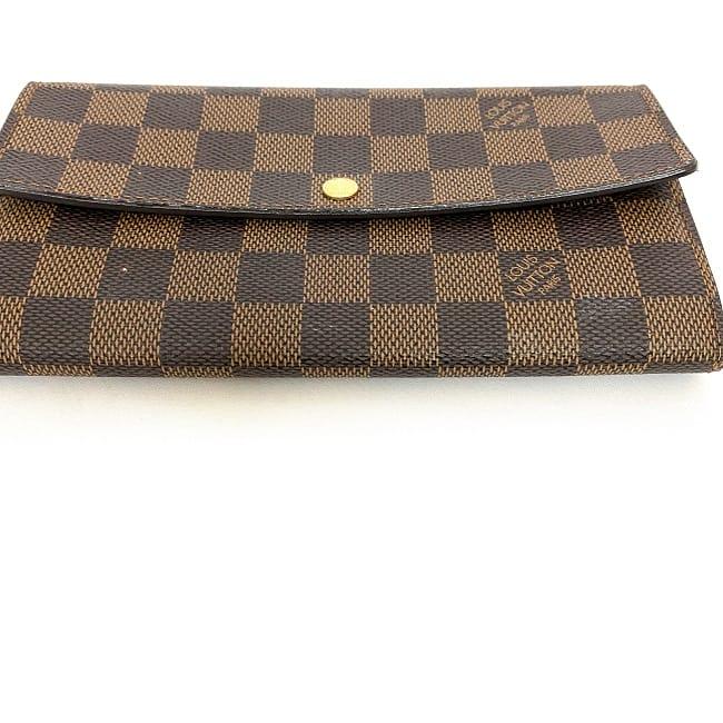 ルイ ヴィトン 長財布 ポルトフォイユ サラ ブラウン ダミエ エベヌ N61734 美品 中古 CA0076 LOUIS VUITTON 財布  10枚 - 日本の商品を世界中にお届け | ZenPlus