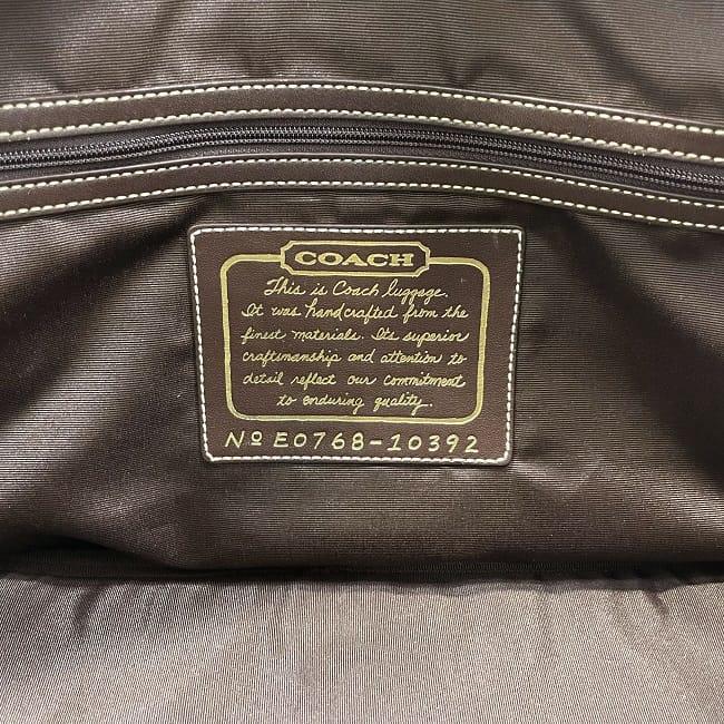 Buy Coach Boston Bag Brown Beige Signature 10392 Good Condition