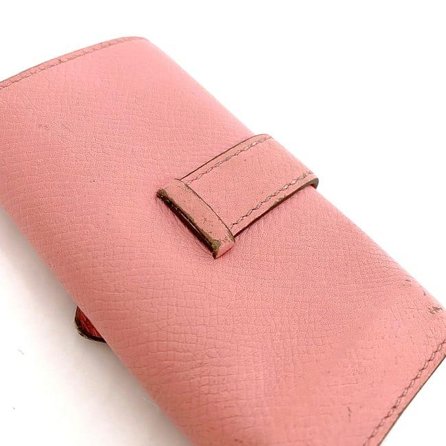 Hermes Bearn Womens Coin Cases, Pink