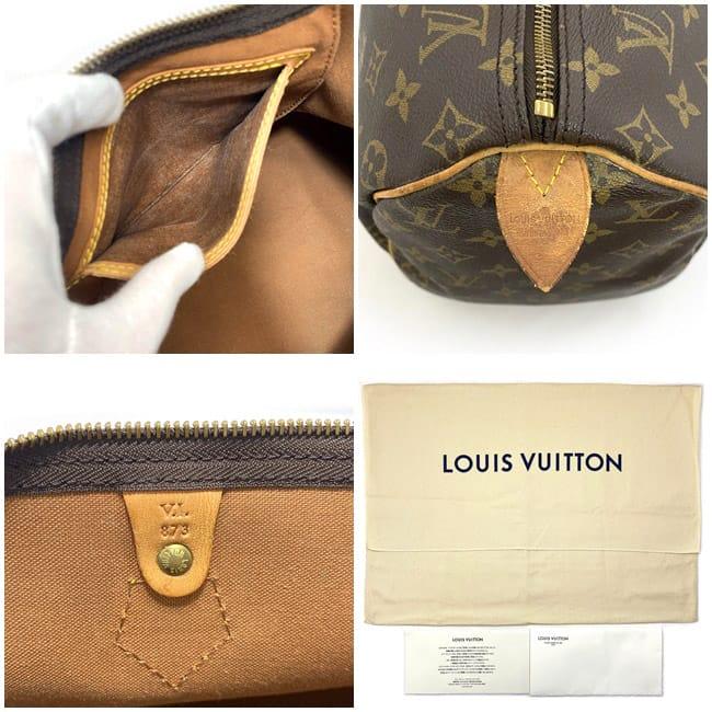 Louis Vuitton Large Monogram Speedy 40 Boston Bag Leather ref