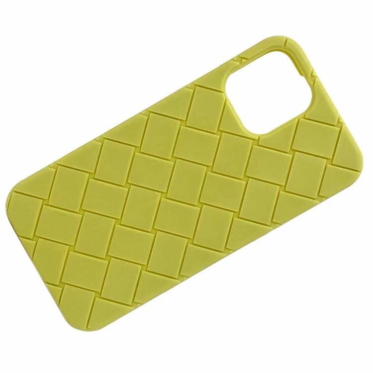 Bottega Veneta iPhone 12 PRO MAX 13 PRO MAX Case Yellow Intrecciato Good  Condition iPhone Rubber Silicone Used