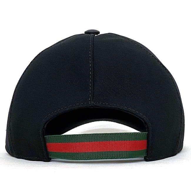 Buy Gucci cap black green interlocking 08.338.986/0001-16 cleaned