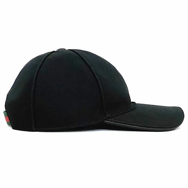 Buy Gucci cap black green interlocking 08.338.986/0001-16 cleaned