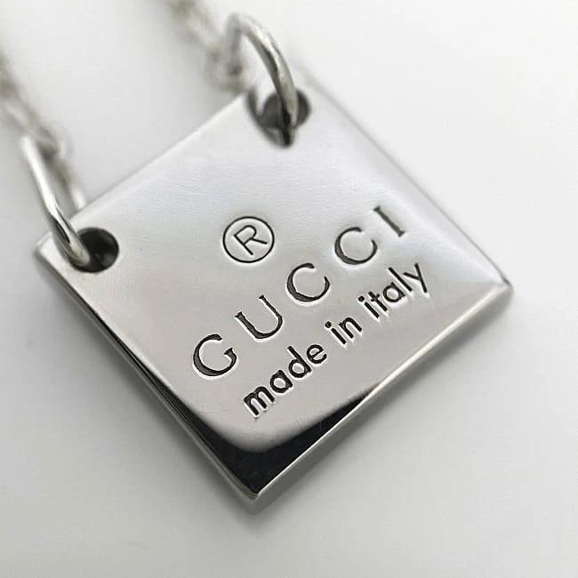Buy Gucci Necklace Silver 223514 New Finished Ag 925 S Rank GUCCI