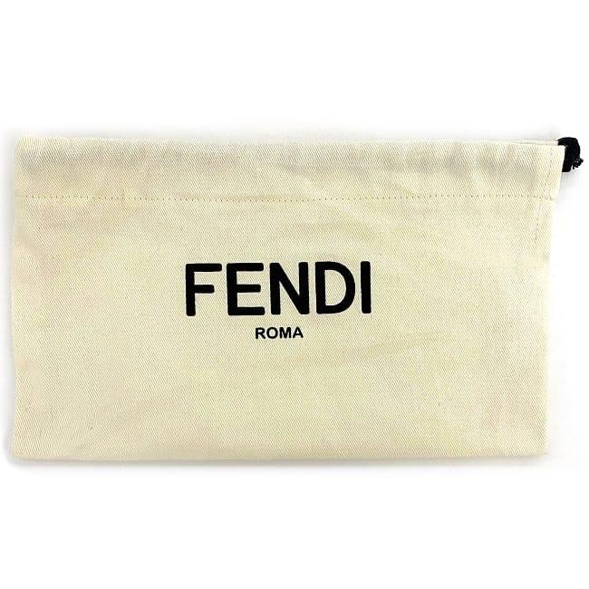 Buy FENDI Bifold Long Wallet Blue Light Blue Gold Toujours 8M0306