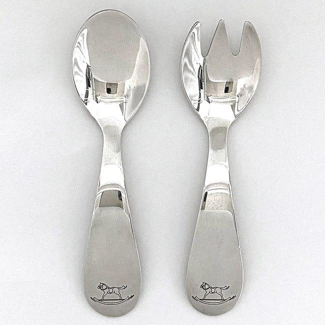silver cutlery for baby