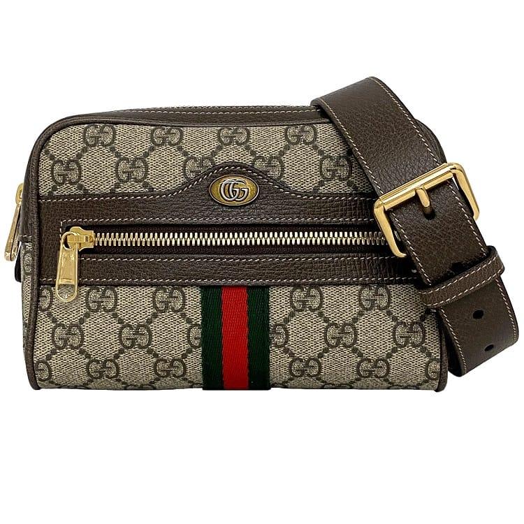 Buy Gucci Small Belt Bag Beige Brown Gold GG Supreme Marmont