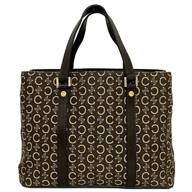 Buy Celine handbag brown C Macadam CE00 32 beautiful goods canvas