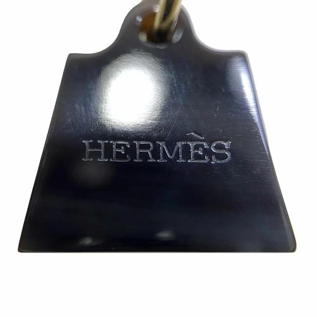 エルメス ネックレス アミュレット マロキニエ PM ゴールド ブラック 未使用 ペンダント バッファローフォーン ゴールドプレート Sランク  HERMES