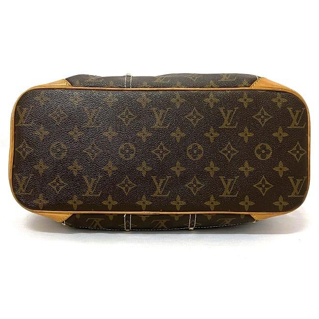Louis Vuitton Monogram Rivet Handbag Brown M40140 Small Tote