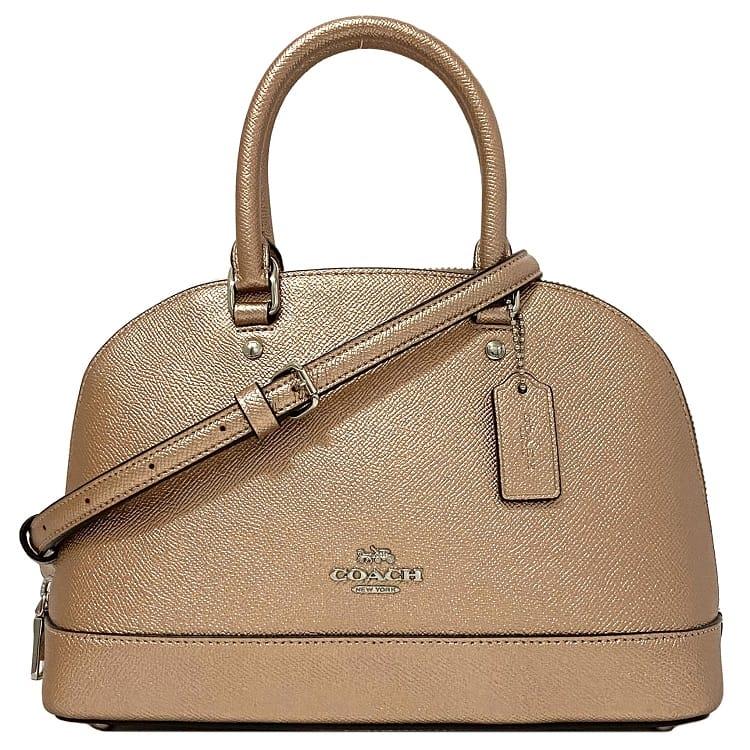 Buy Coach 2way bag pink gold metallic F29170 mini Sierra Satchel leather  used COACH beautiful product handbag shoulder bag from Japan - Buy  authentic Plus exclusive items from Japan
