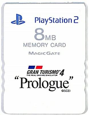 PlayStation 2 dedicated memory card (8 mb) Premium Series Gran Turismo 4  Prologue, Game
