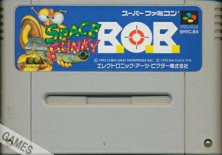 SFC スーパーファミコン スペースファンキーBOB 箱・説明書・ハガキ 